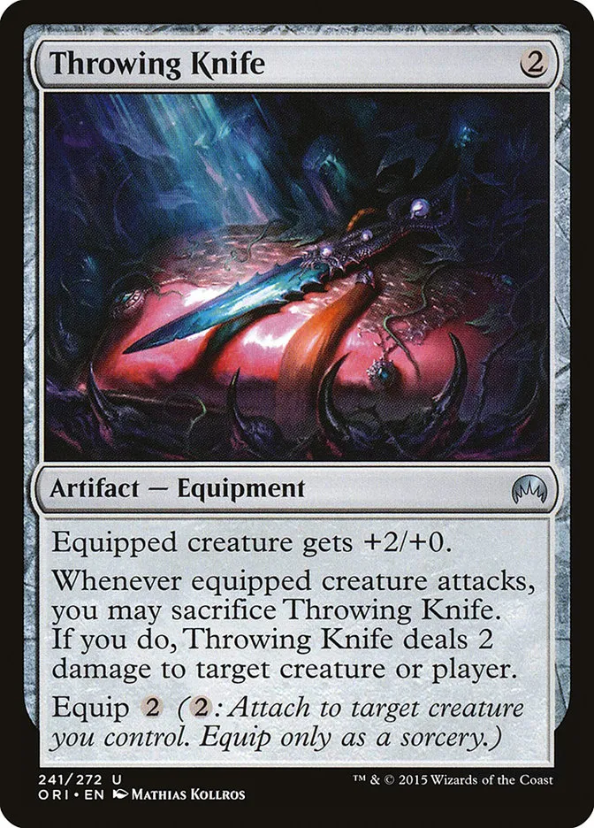 Throwing Knife Front Face