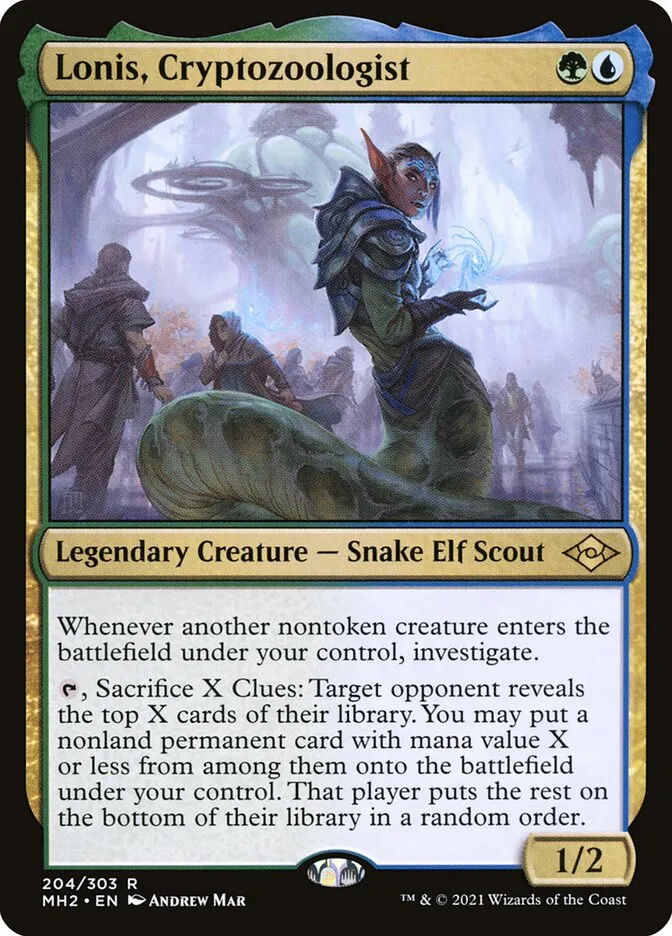 Lonis, Cryptozoologist Front Face