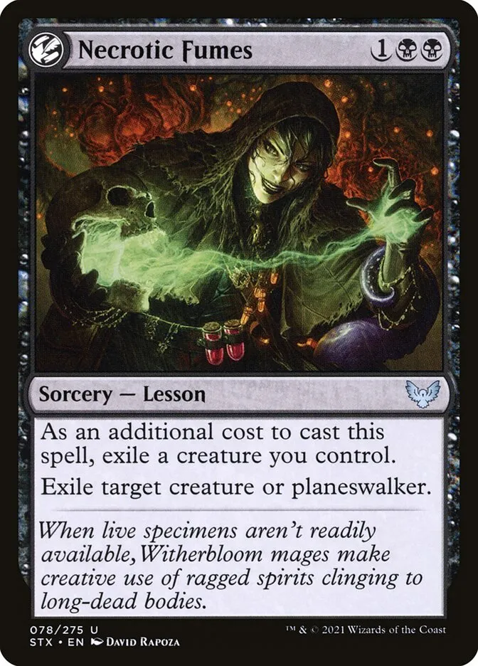 Necrotic Fumes Front Face
