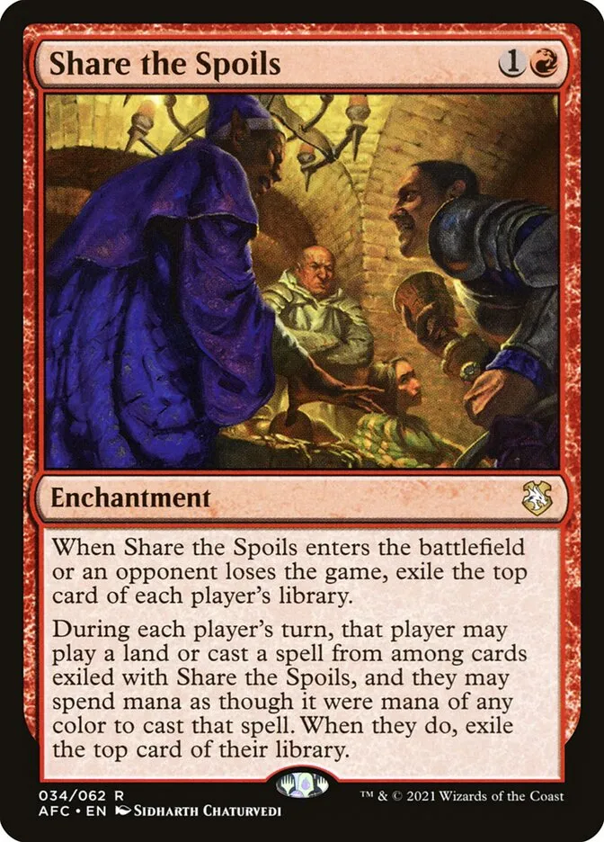 Share the Spoils Front Face