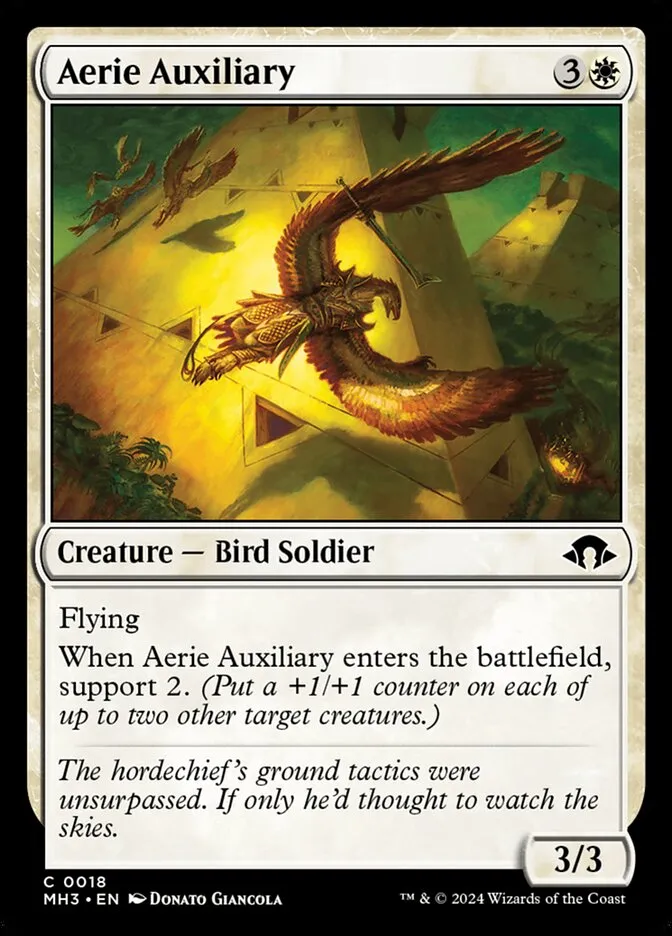 Aerie Auxiliary Front Face