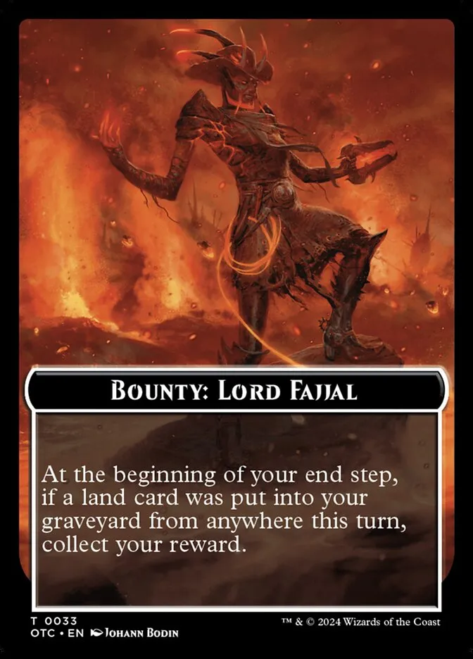 Bounty: Lord Fajjal // Wanted! Front Face