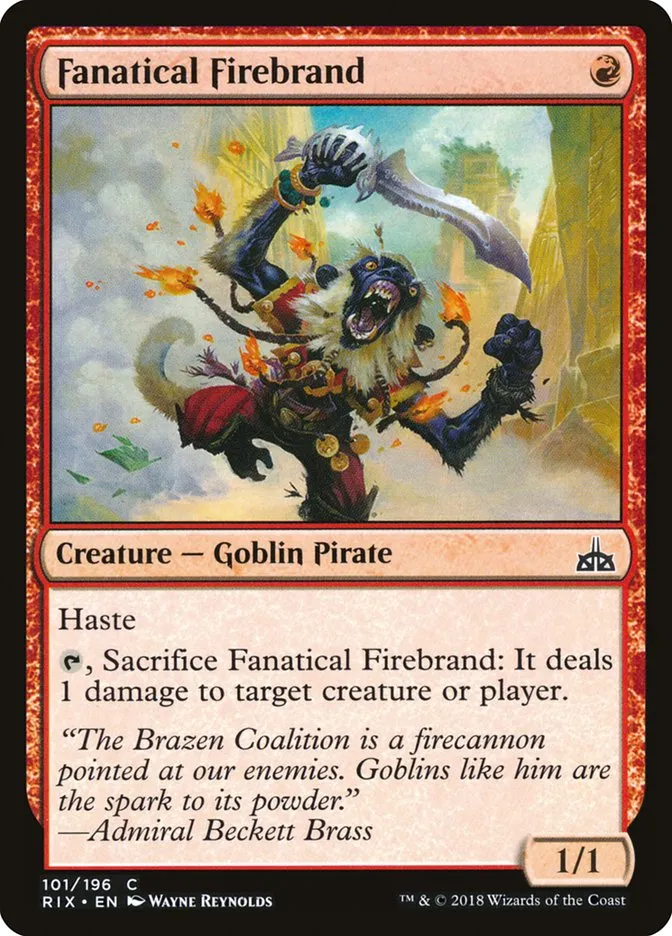 Fanatical Firebrand Front Face