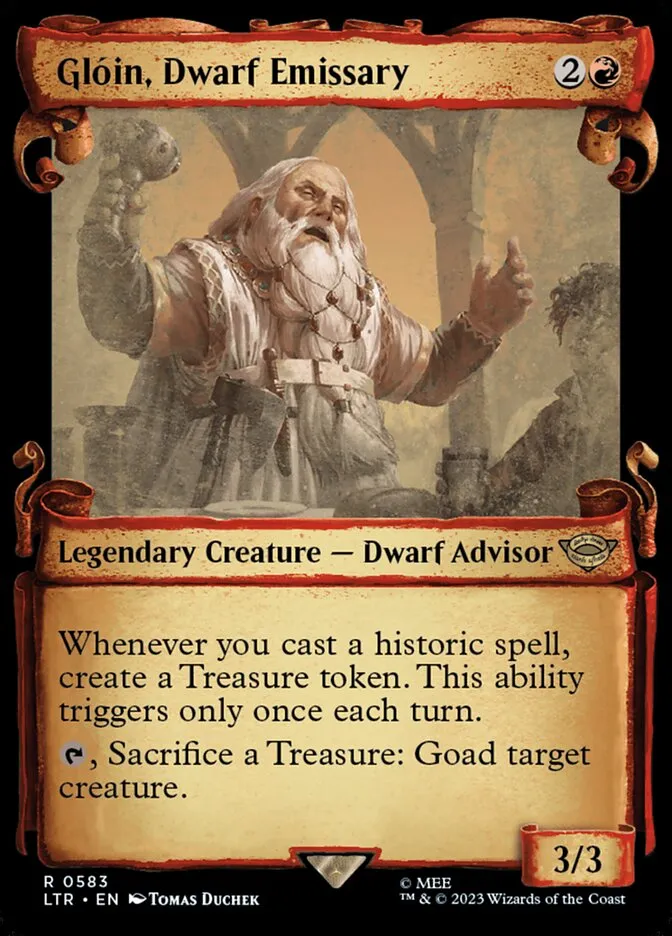 Glóin, Dwarf Emissary Front Face