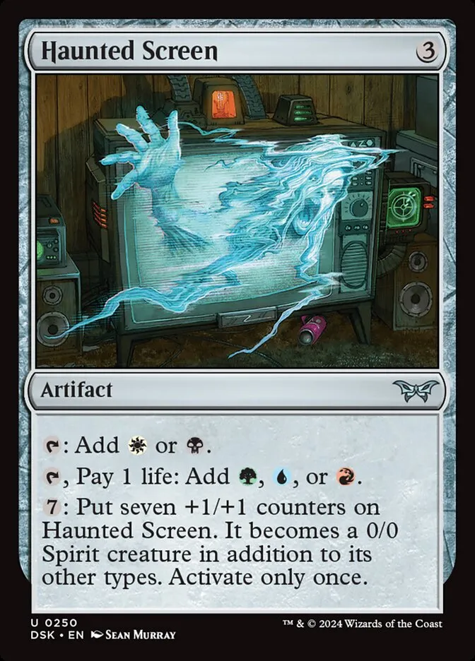 Haunted Screen Front Face