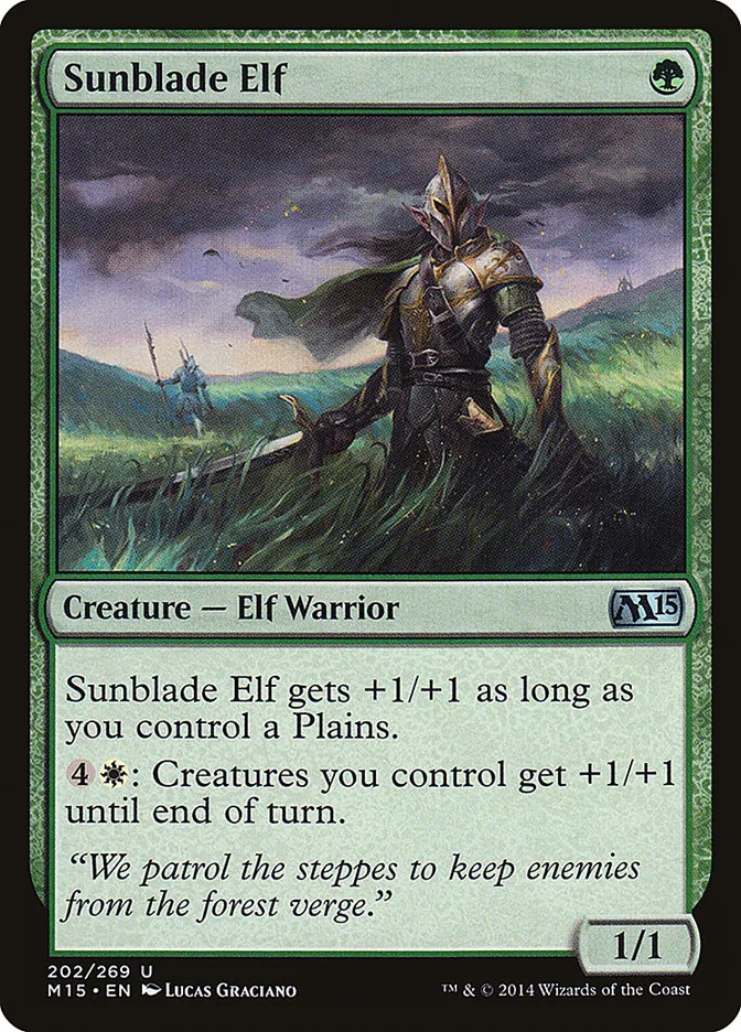 Sunblade Elf Front Face