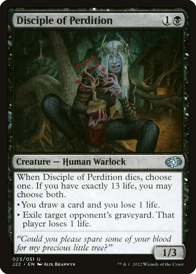 Disciple of Perdition Front Face