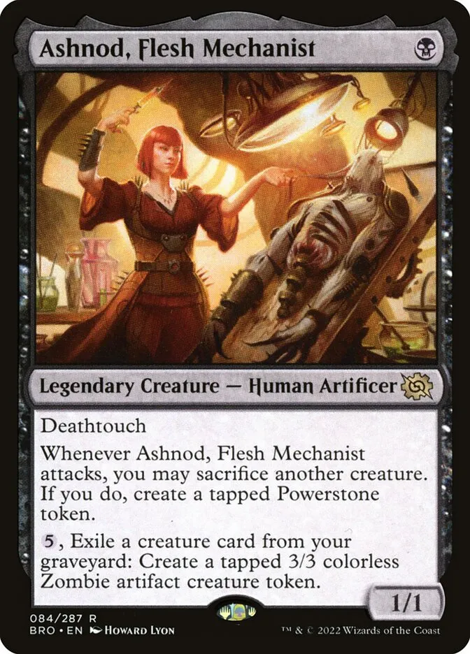Ashnod, Flesh Mechanist Front Face