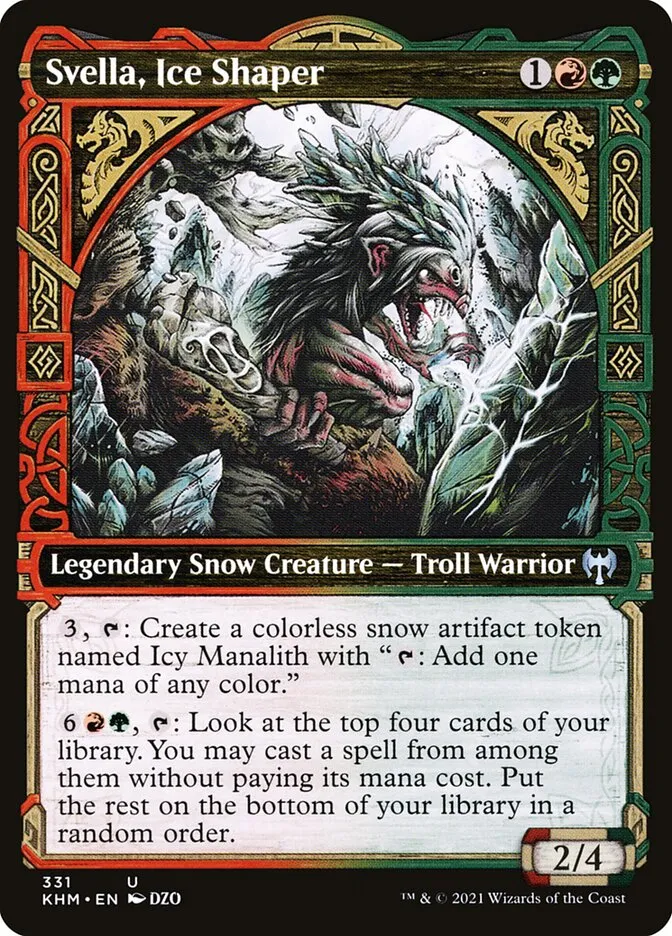 Svella, Ice Shaper Front Face
