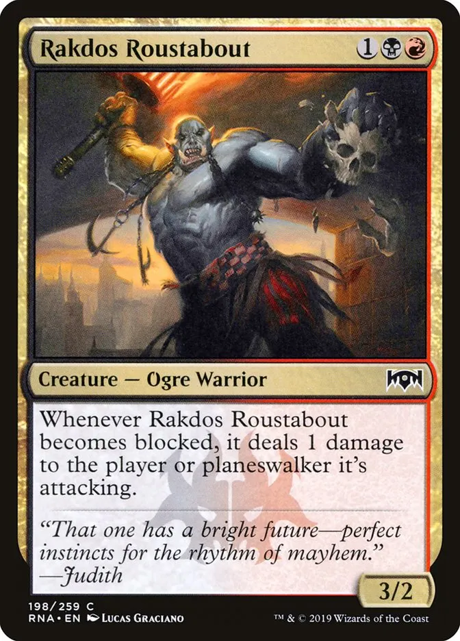 Rakdos Roustabout Front Face