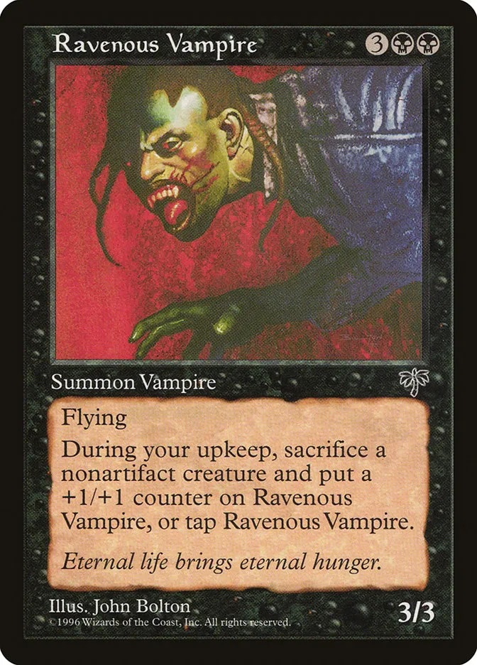 Ravenous Vampire Front Face