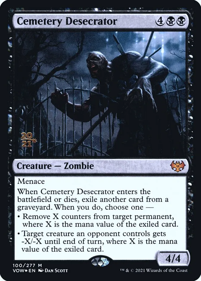 Cemetery Desecrator Front Face