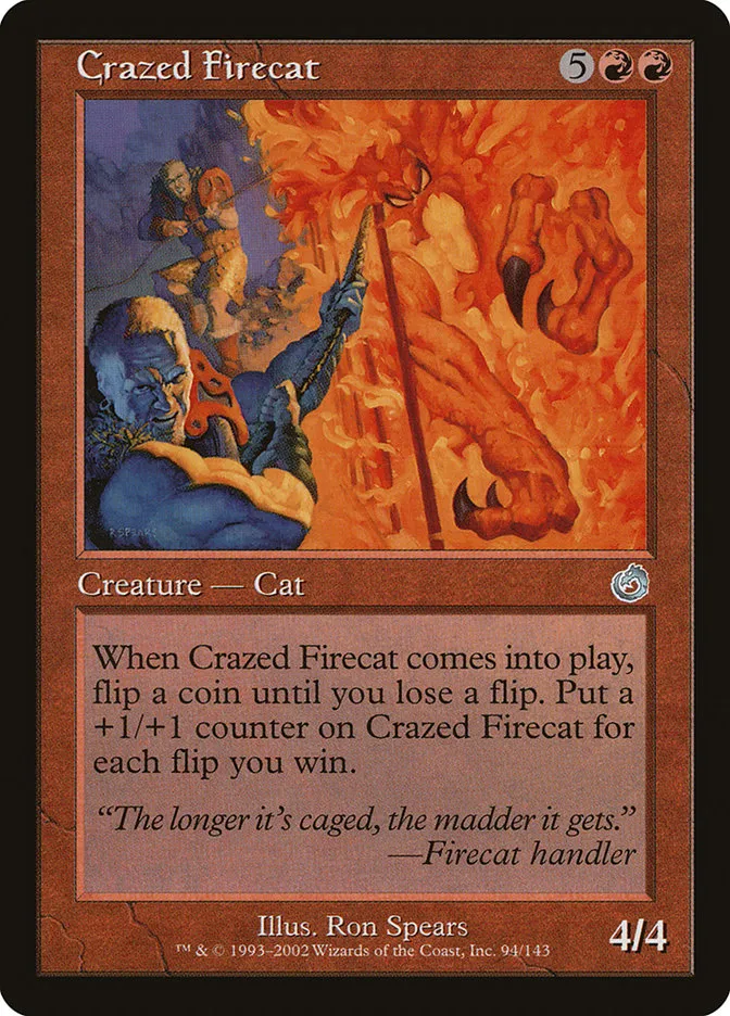 Crazed Firecat Front Face