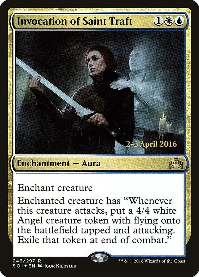 Invocation of Saint Traft Front Face