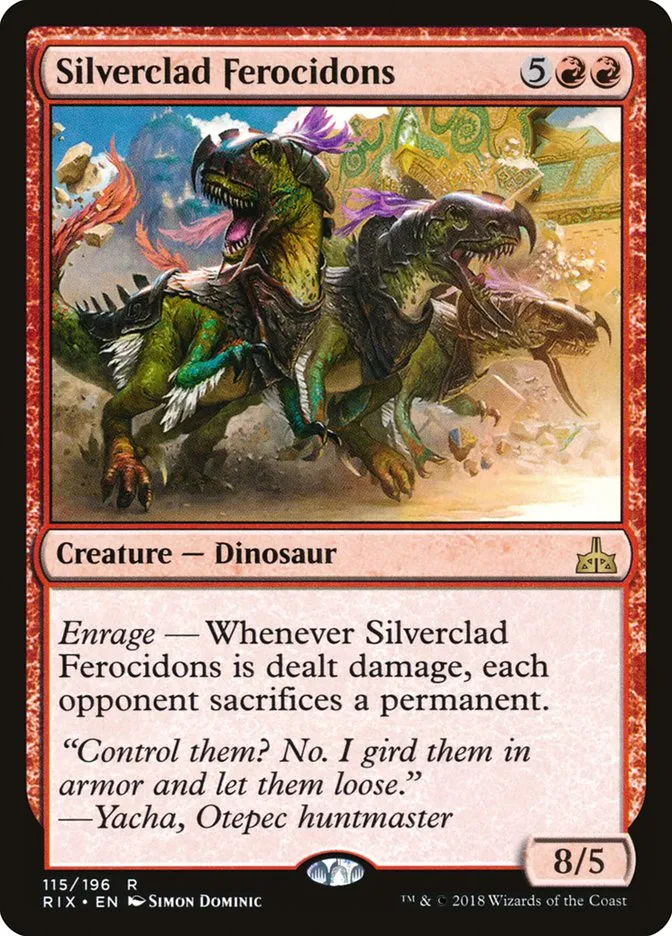 Silverclad Ferocidons Front Face