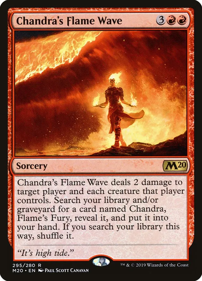 Chandra's Flame Wave Front Face
