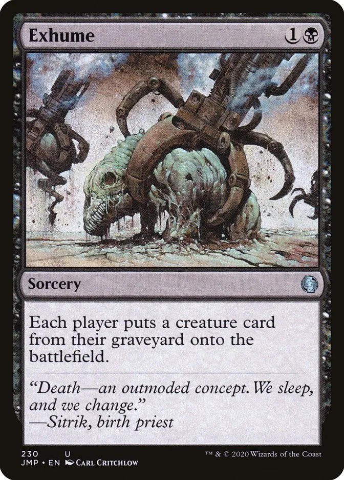 Exhume Front Face