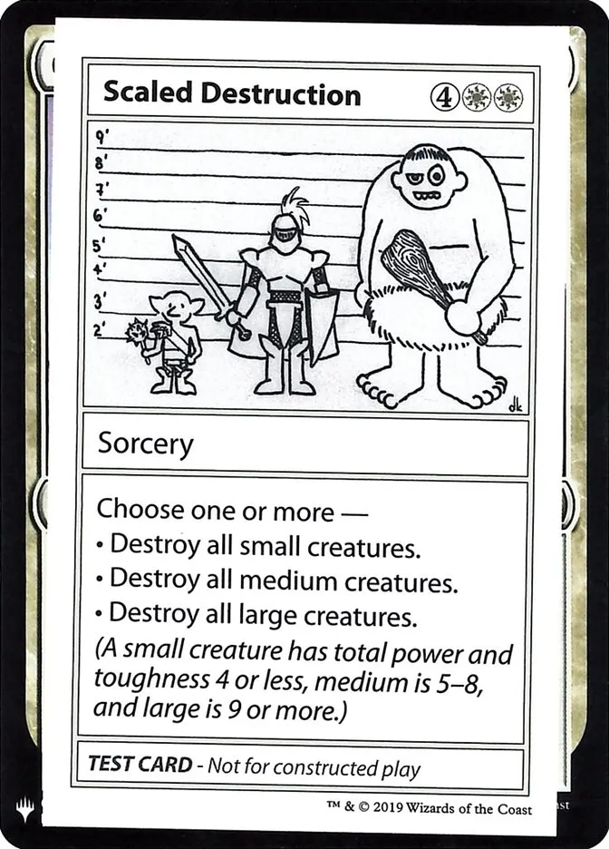 Scaled Destruction Front Face
