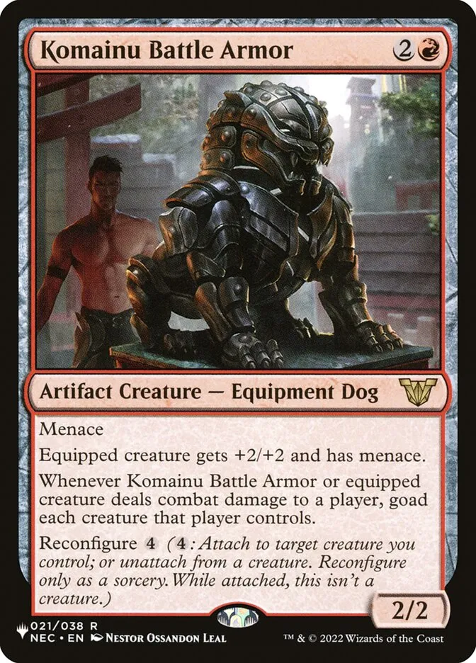 Komainu Battle Armor Front Face