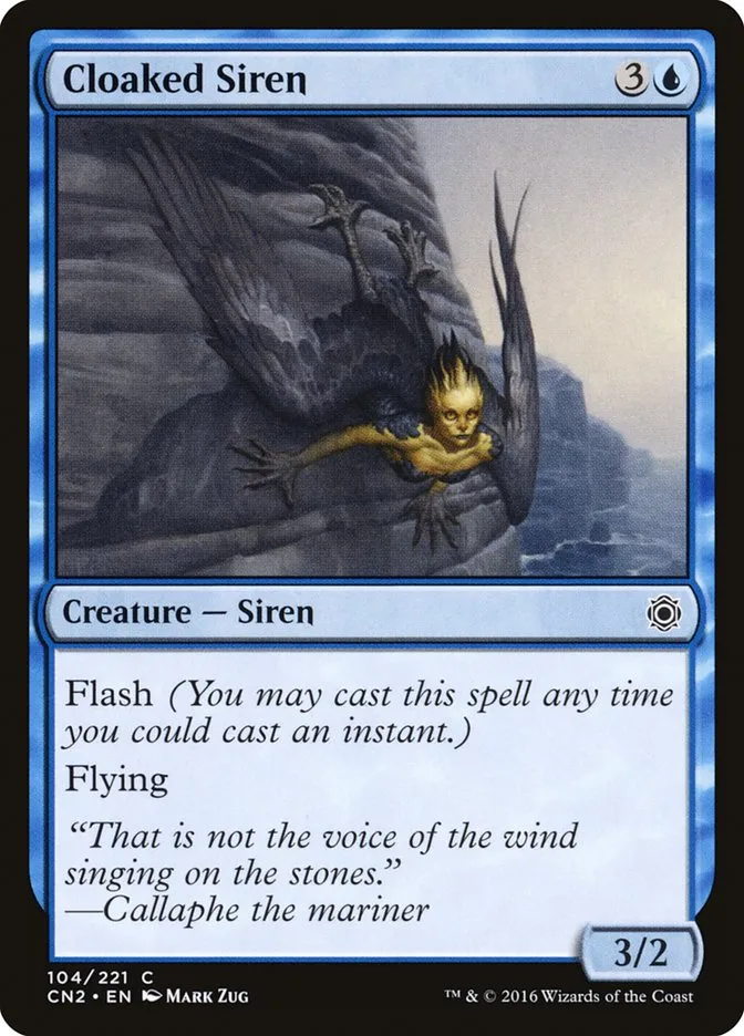 Cloaked Siren Front Face