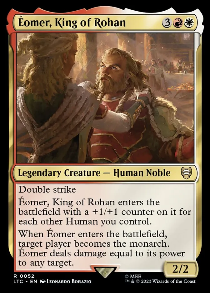Éomer, King of Rohan Front Face