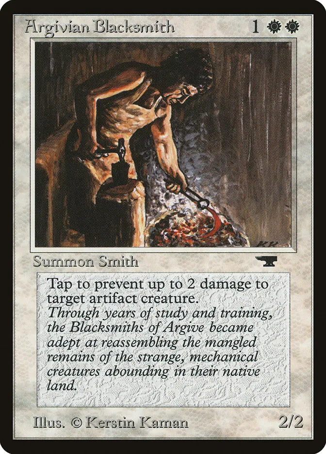 Argivian Blacksmith Front Face