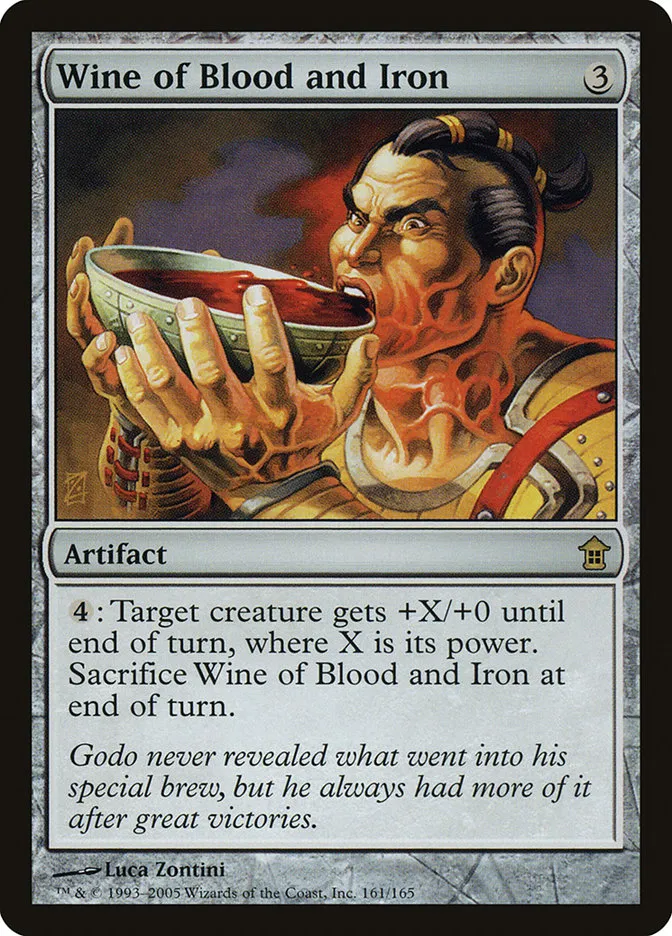 Wine of Blood and Iron Front Face