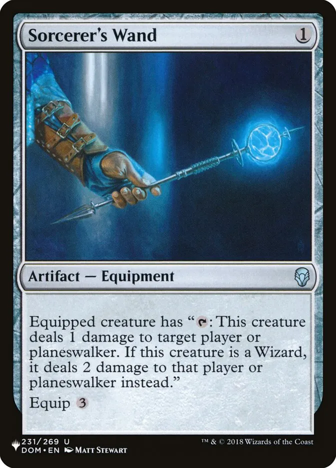 Sorcerer's Wand Front Face