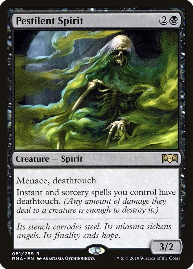 Pestilent Spirit Front Face