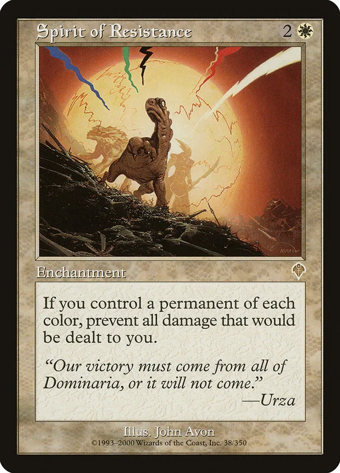 Spirit of Resistance Front Face