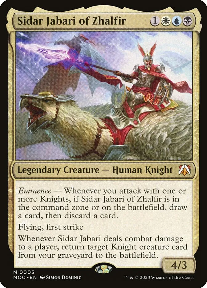 Sidar Jabari of Zhalfir Front Face