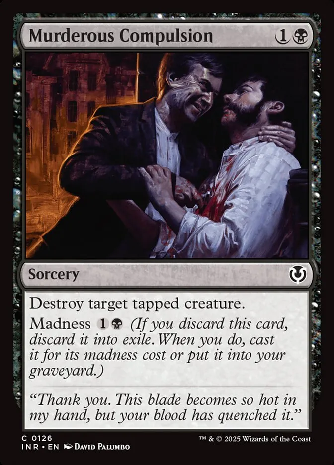 Murderous Compulsion Front Face