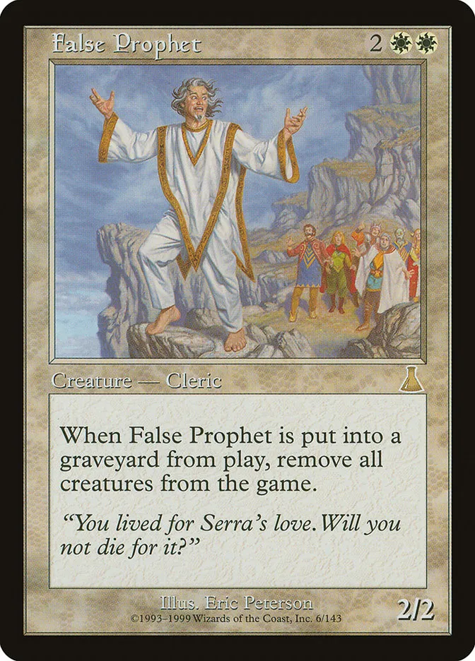 False Prophet Front Face