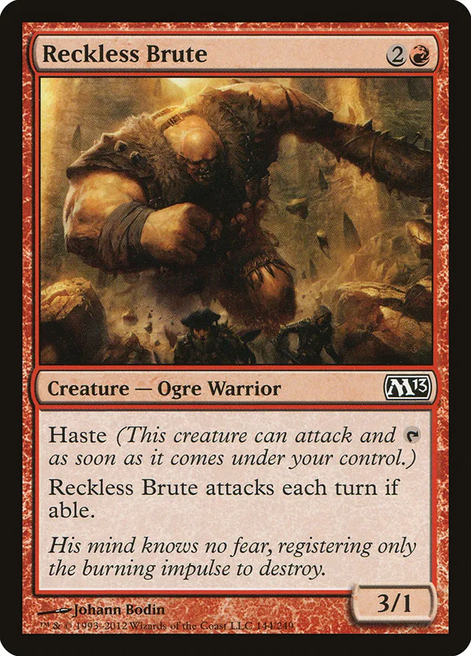 Reckless Brute Front Face