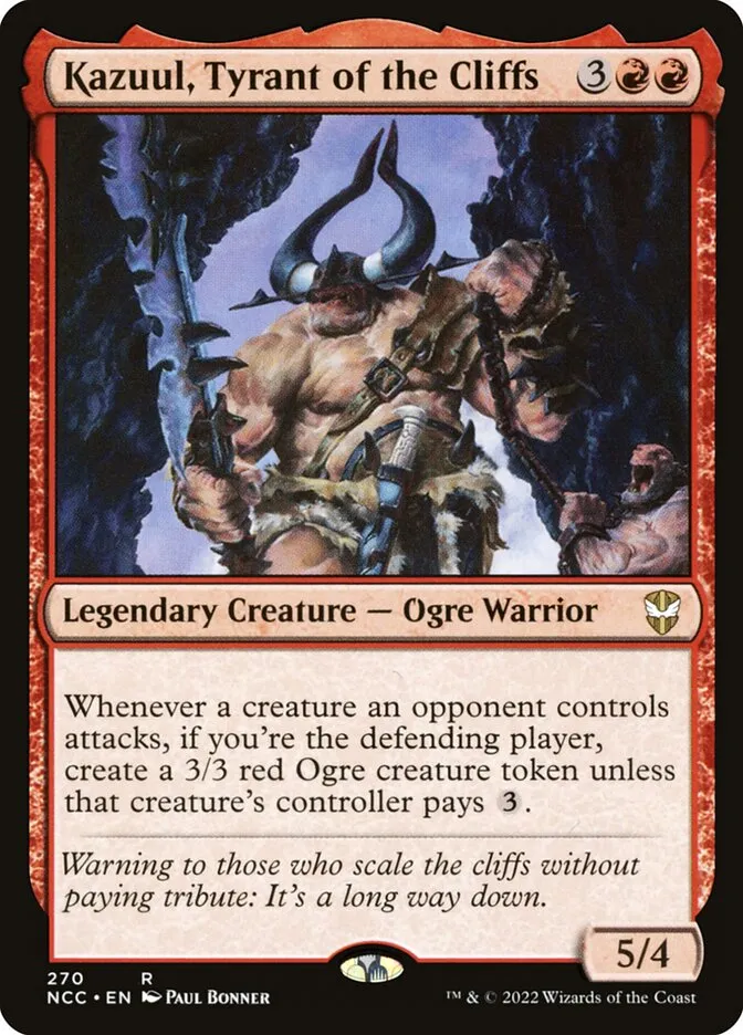 Kazuul, Tyrant of the Cliffs Front Face