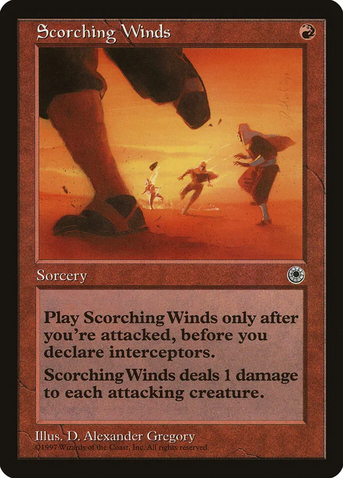 Scorching Winds Front Face