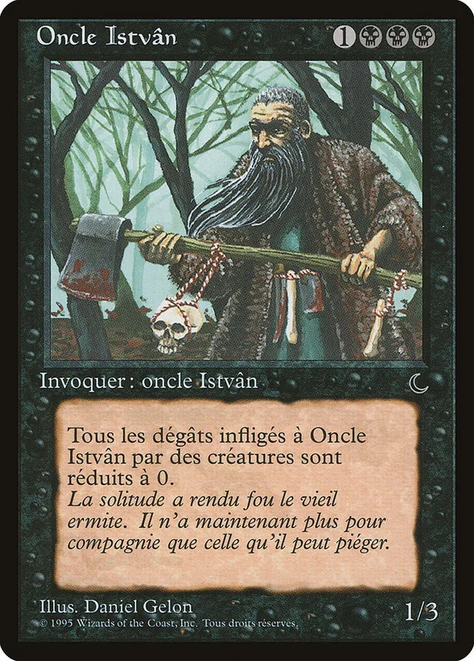 Uncle Istvan Front Face