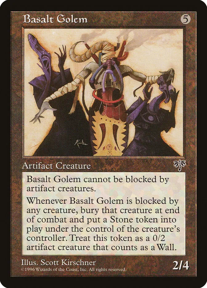 Basalt Golem Front Face