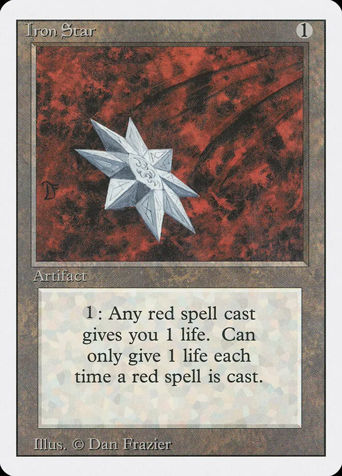 Iron Star Front Face
