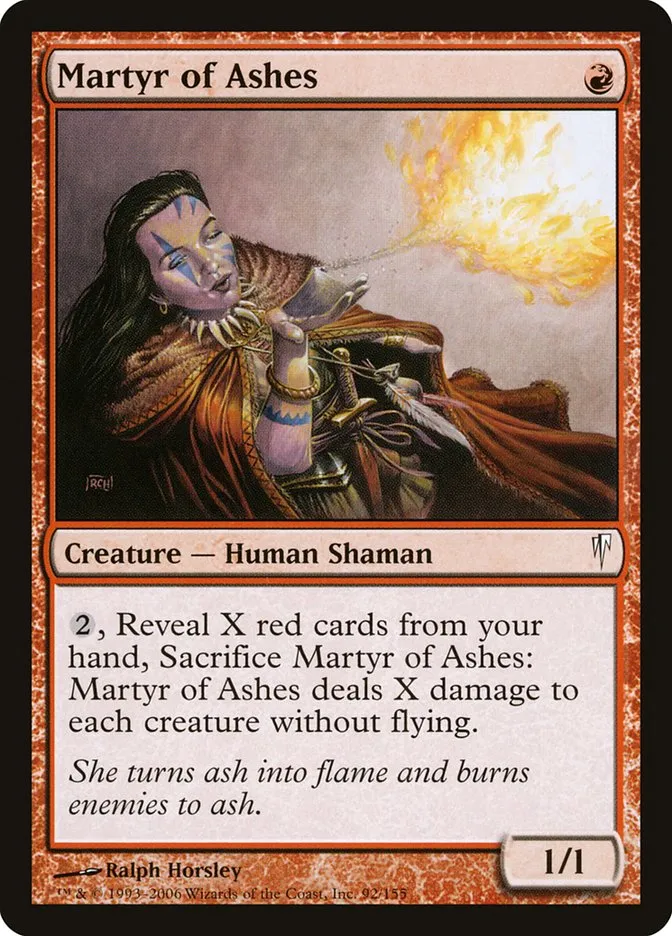 Martyr of Ashes Front Face