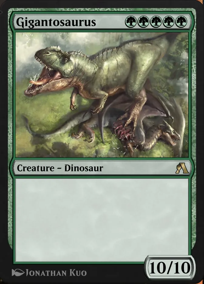 Gigantosaurus Front Face