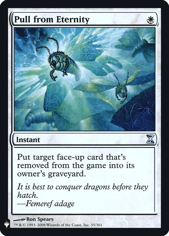 Pull from Eternity Front Face