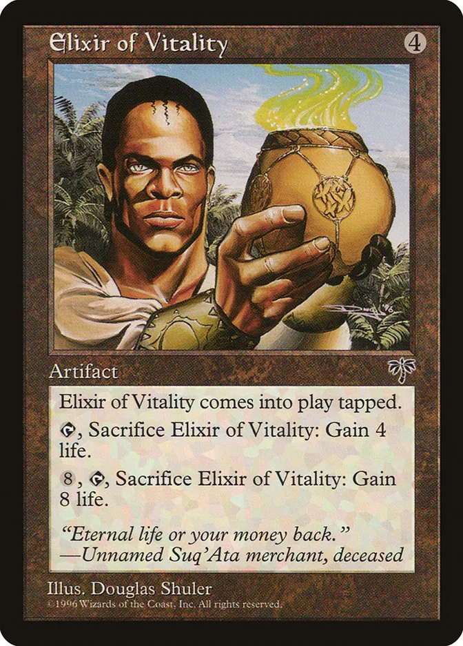 Elixir of Vitality Front Face