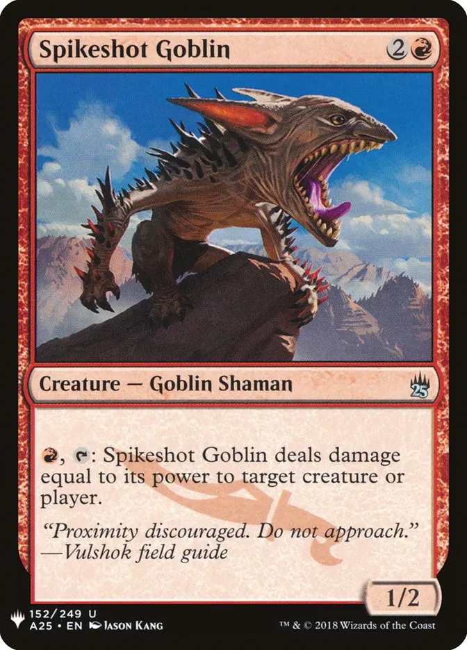 Spikeshot Goblin Front Face