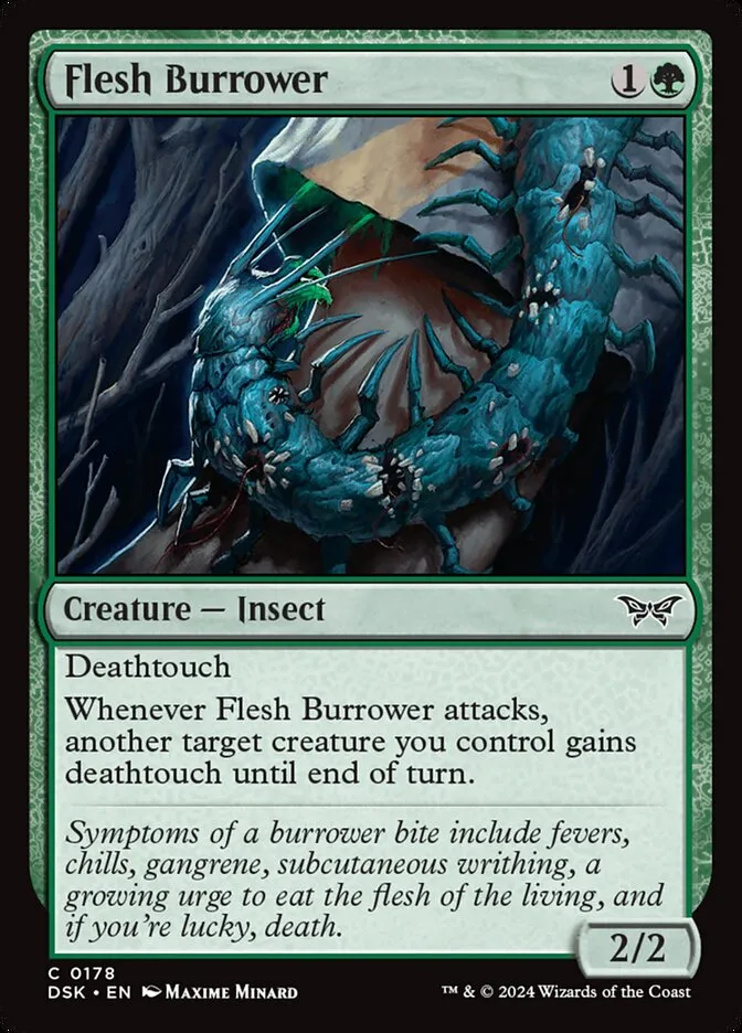 Flesh Burrower Front Face