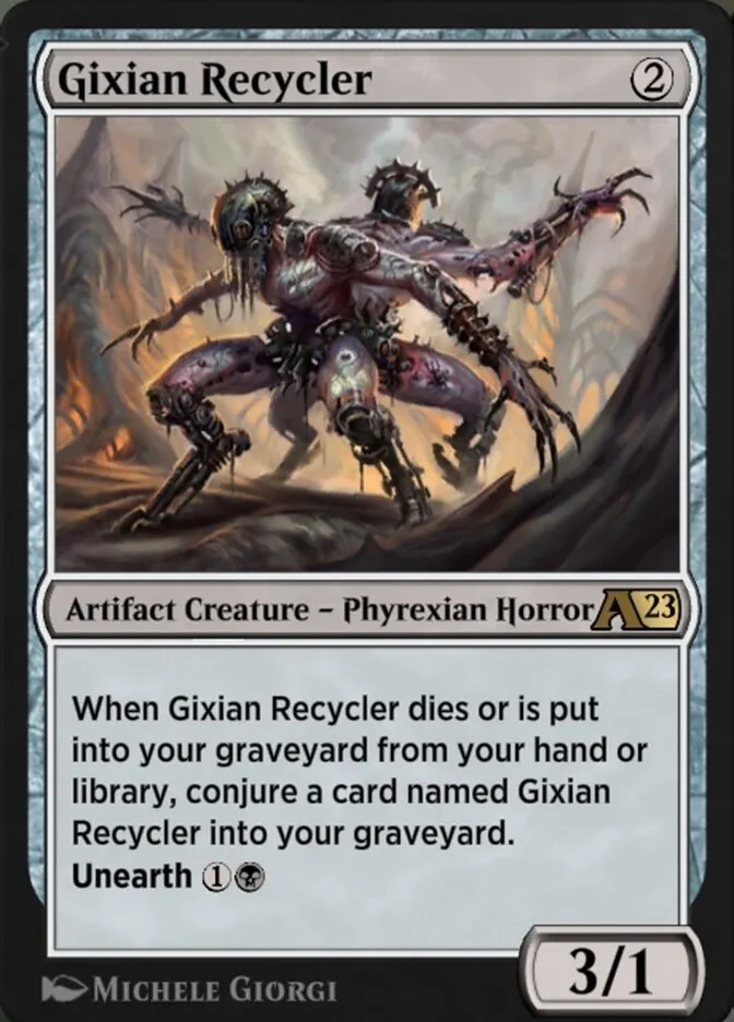 Gixian Recycler Front Face