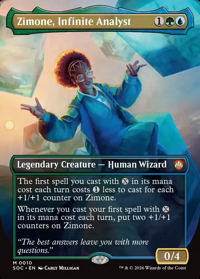 Zimone, Infinite Analyst Front Face