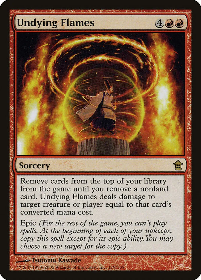 Undying Flames Front Face