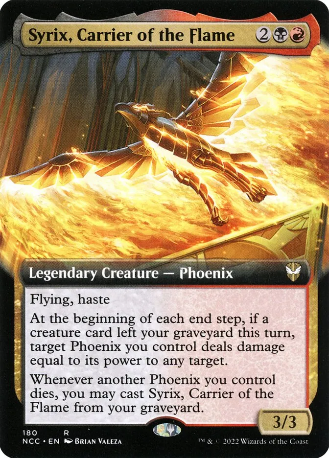 Syrix, Carrier of the Flame Front Face