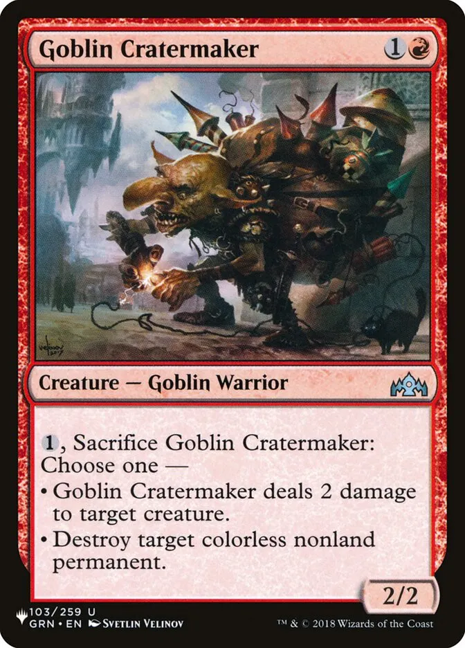 Goblin Cratermaker Front Face